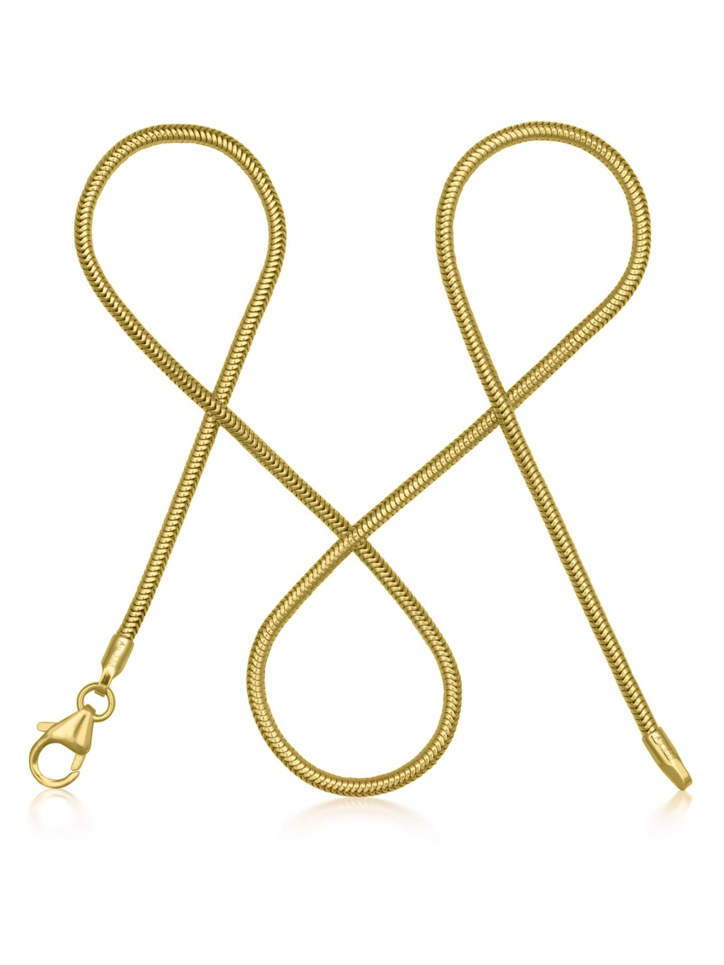 Schlangenkette ETERNITY Fein 8k Gold-0
