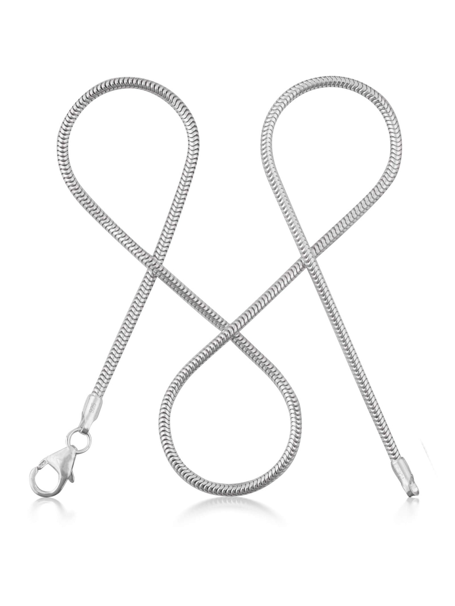 Schlangenkette ETERNITY Fein Silber-0