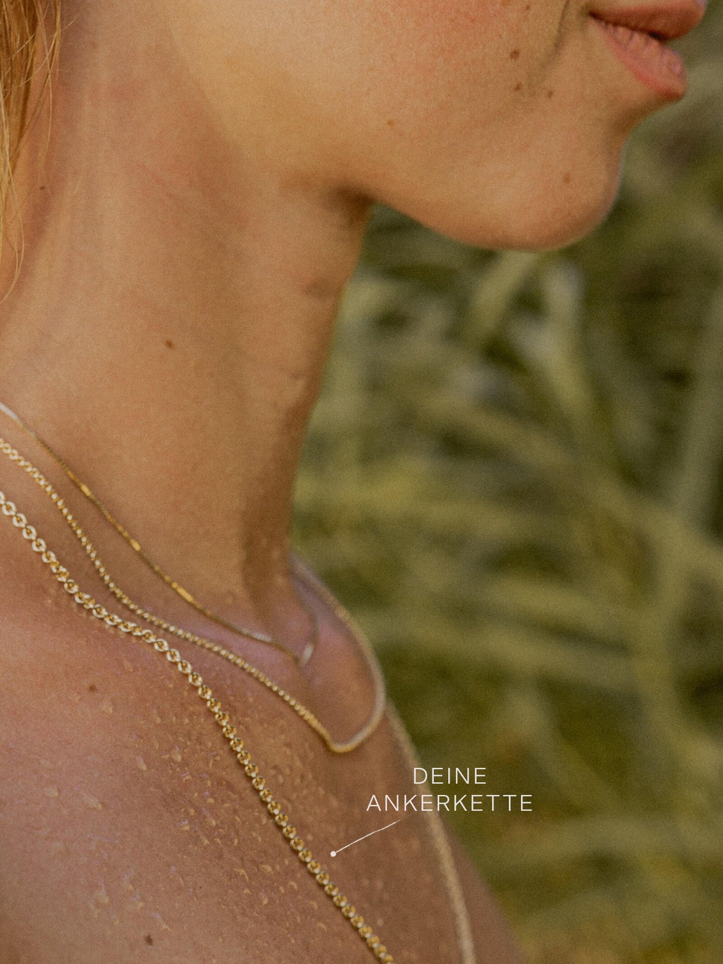 Ankerkette DELICATE Minimalistisch 14k Echtgold-2
