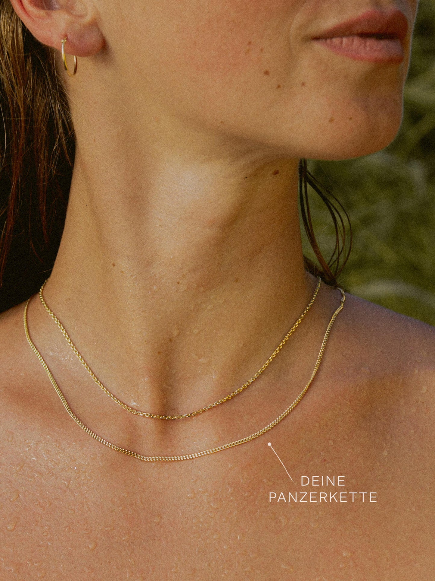 Panzerkette TIMELESS Schlicht 14k Echtgold-2