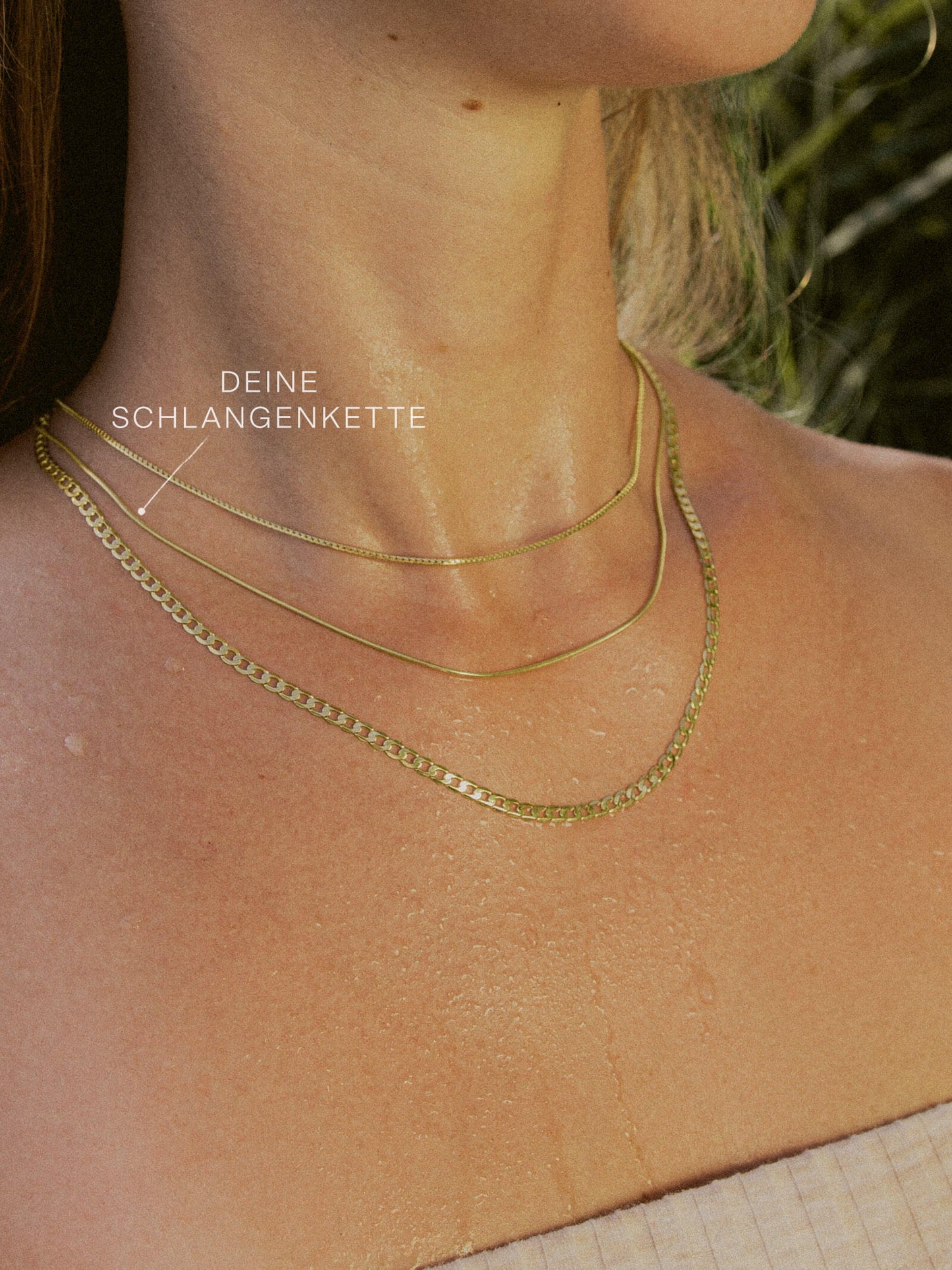 Schlangenkette ETERNITY Hauchzart 8k Gold-1