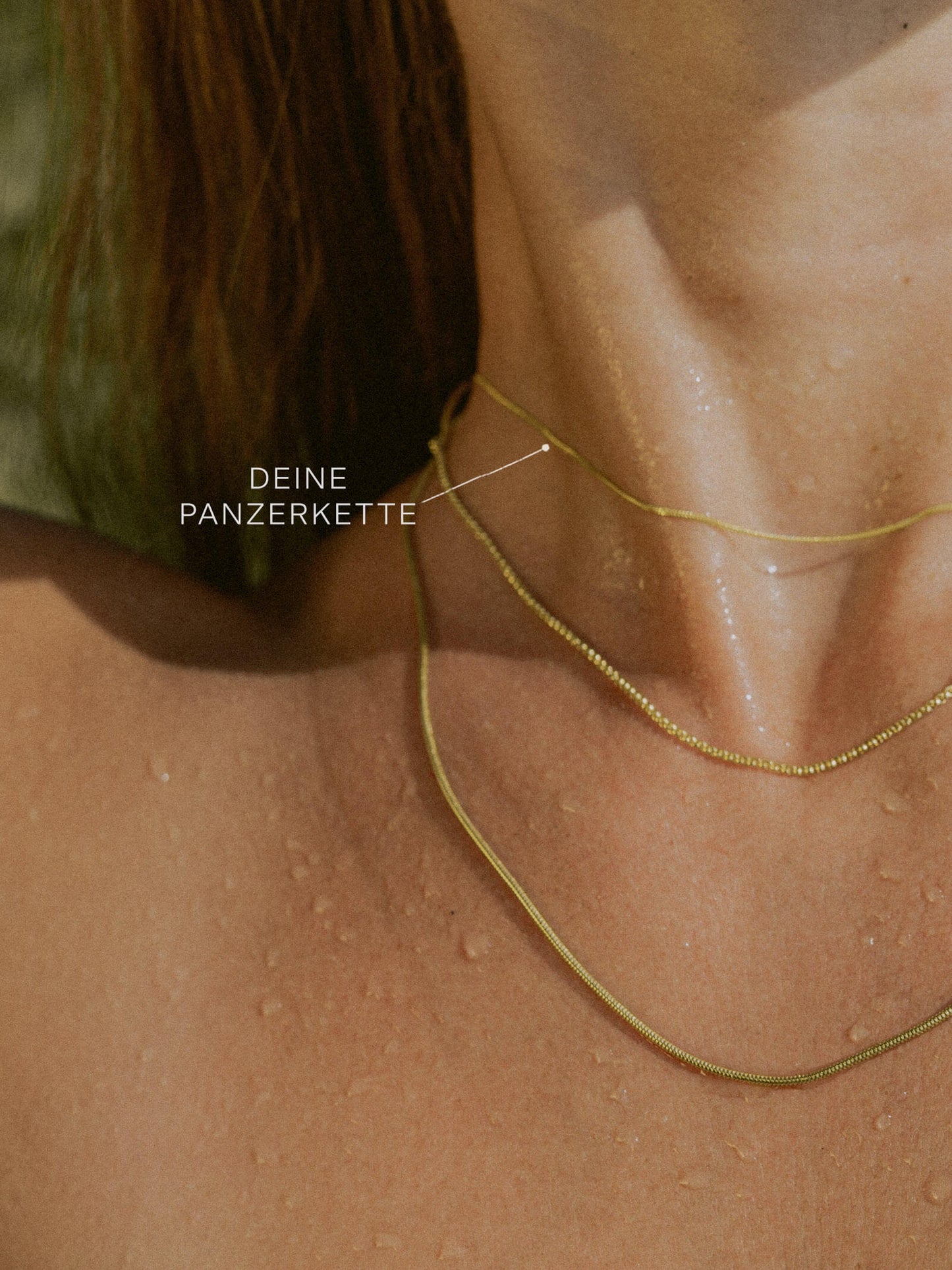 Panzerkette TIMELESS Hauchzart 8k Gold-3