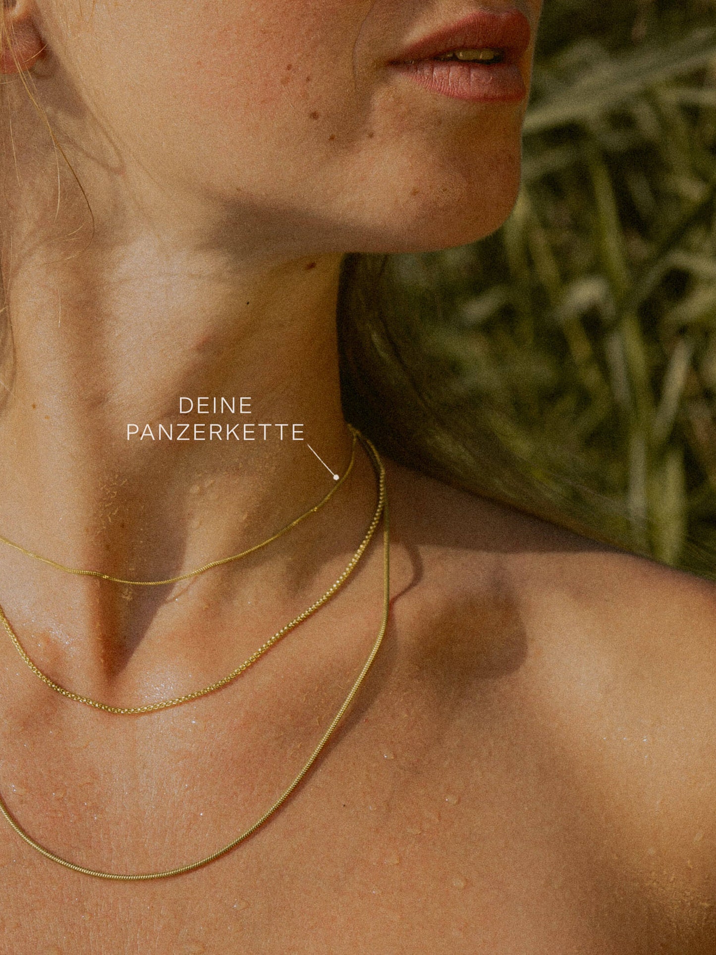 Panzerkette TIMELESS Hauchzart 8k Gold-1