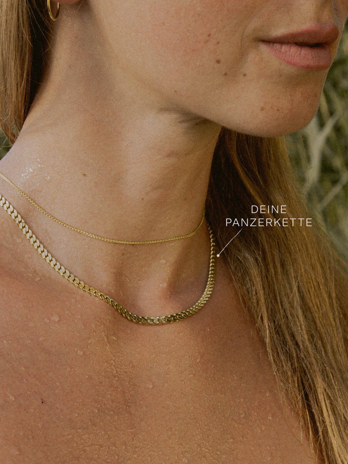 Panzerkette TIMELESS Massiv 8k Gold-3