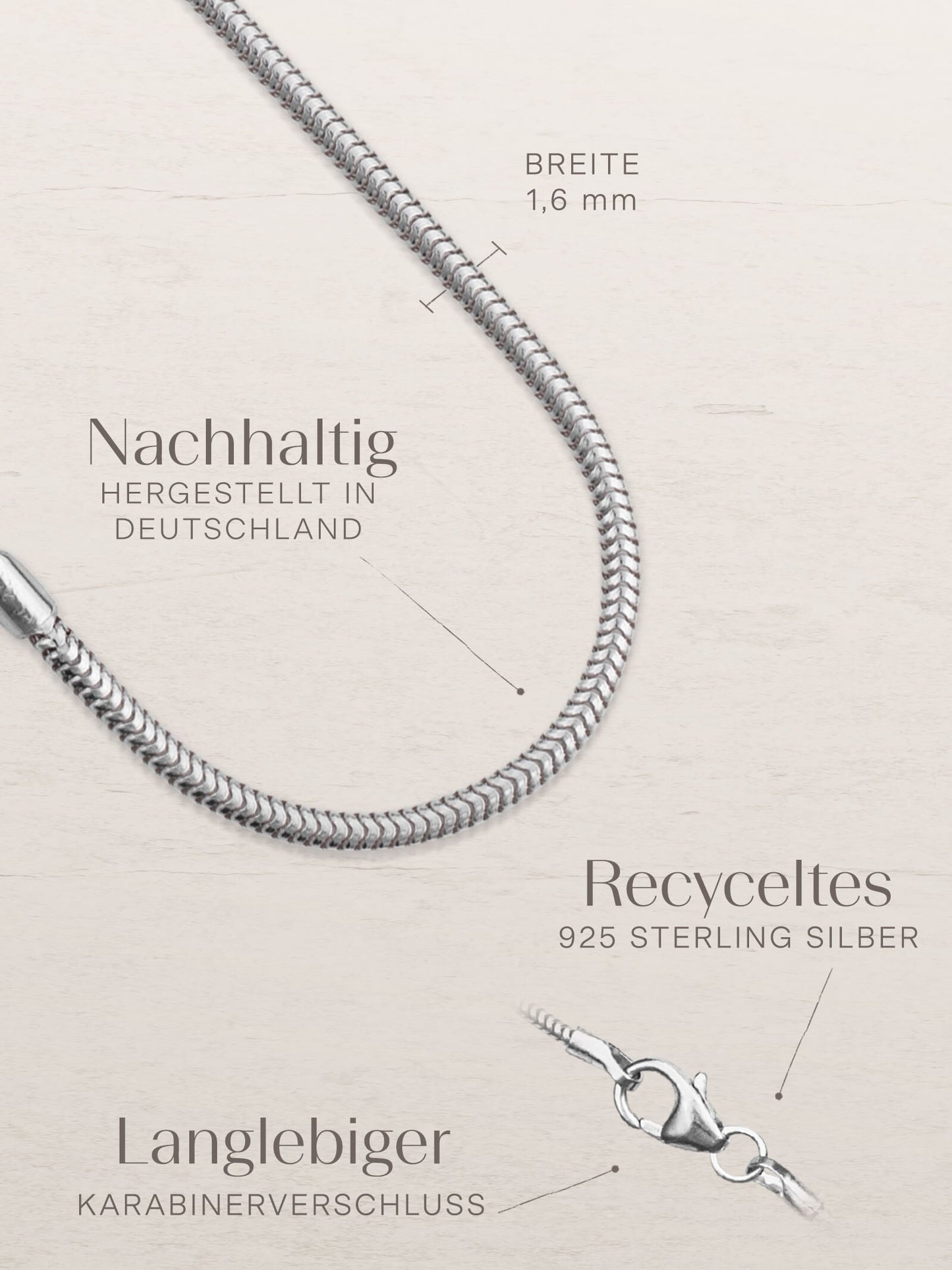 Schlangenkette ETERNITY Fein Silber-2