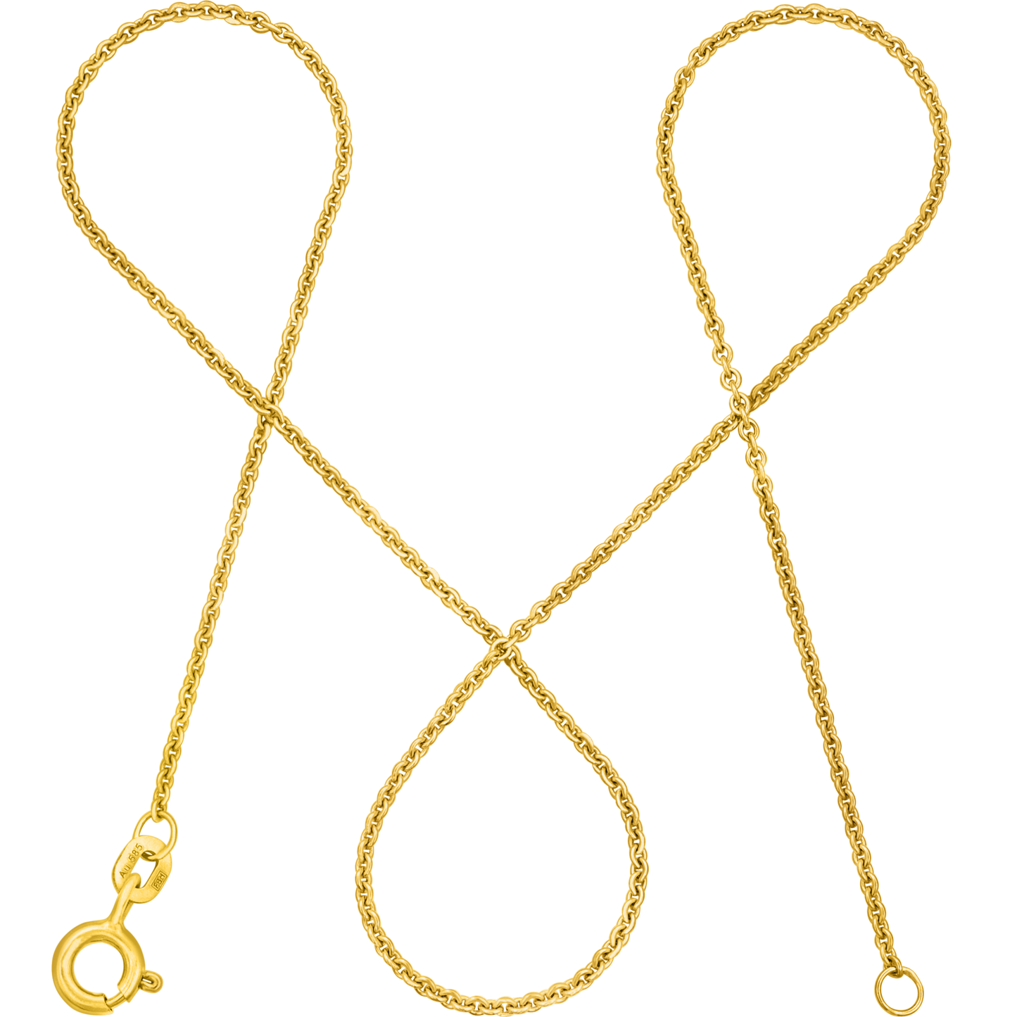 Ankerkette DELICATE Dünn 14k Echtgold-0