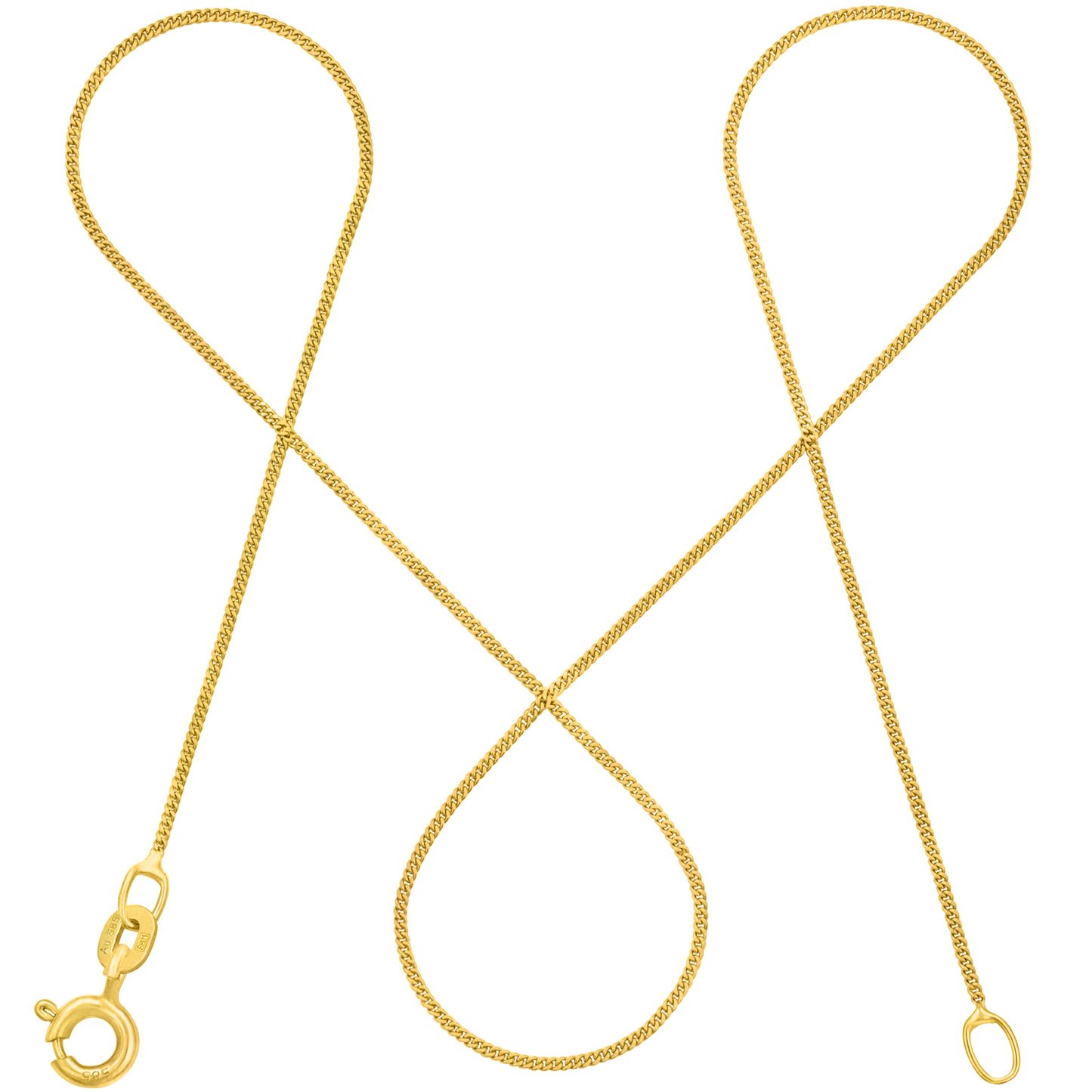 Panzerkette TIMELESS Hauchzart 14k Echtgold-0