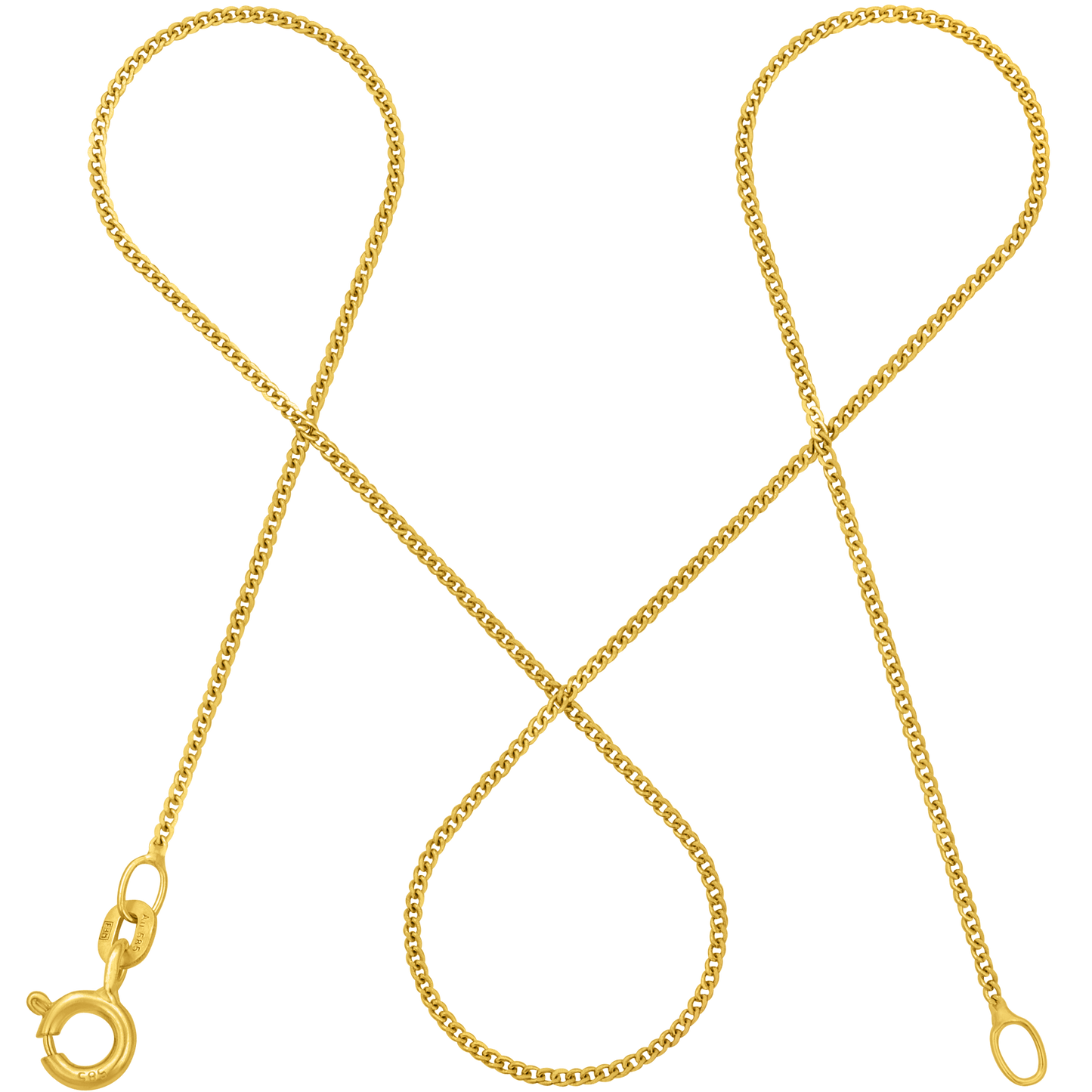 Panzerkette TIMELESS Zierlich 14k Echtgold-0