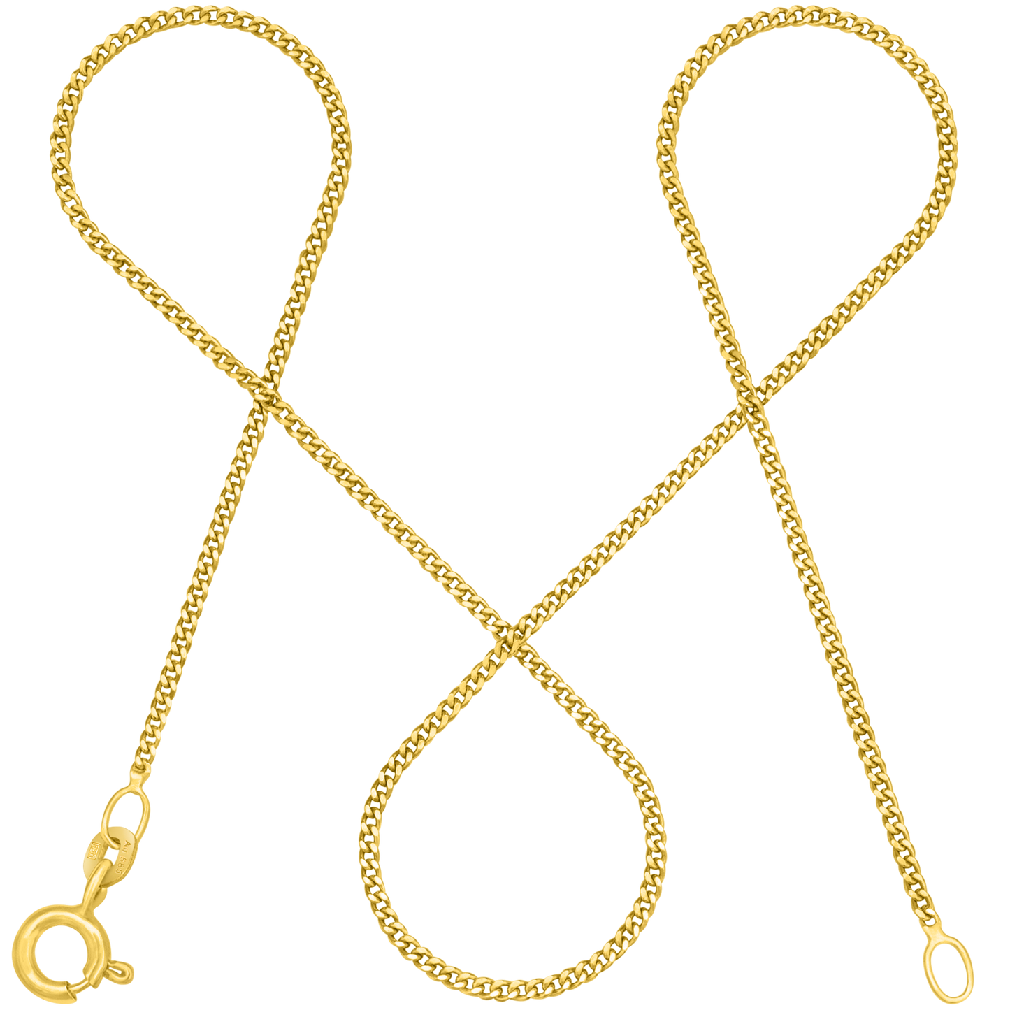Panzerkette TIMELESS Minimalistisch 14k Echtgold-0