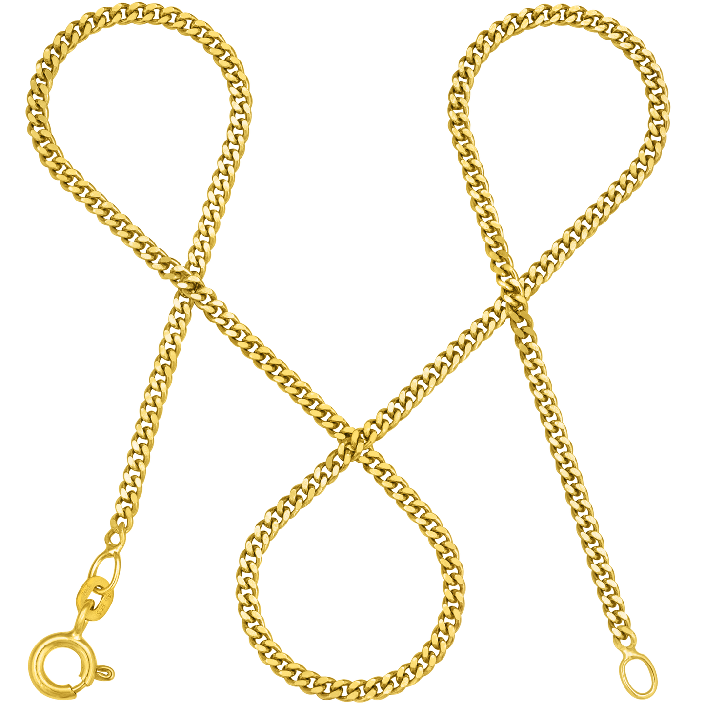 Panzerkette TIMELESS Elegant 14k Echtgold-0