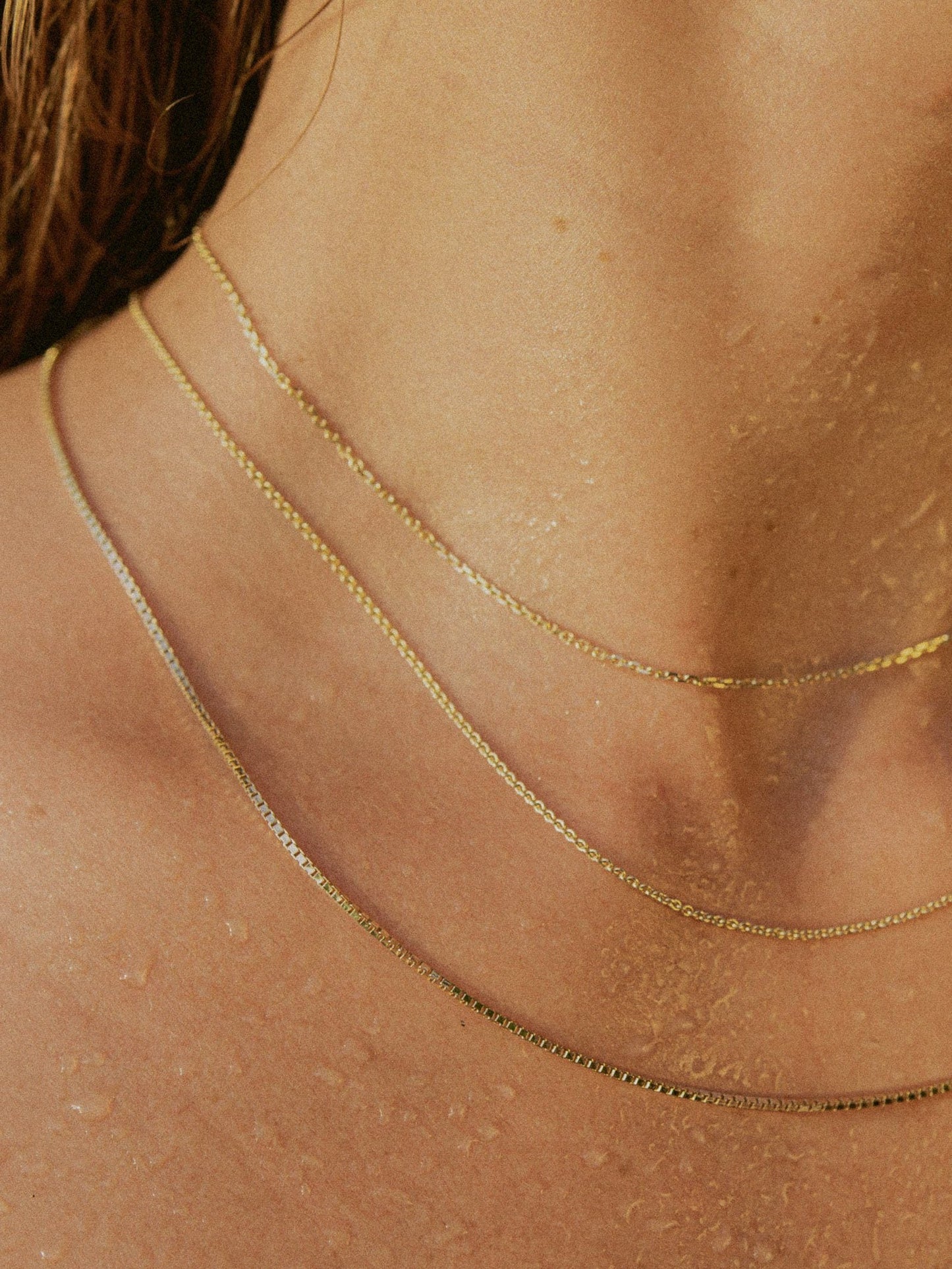 Ankerkette DELICATE Dünn 14k Echtgold Diamantiert-1