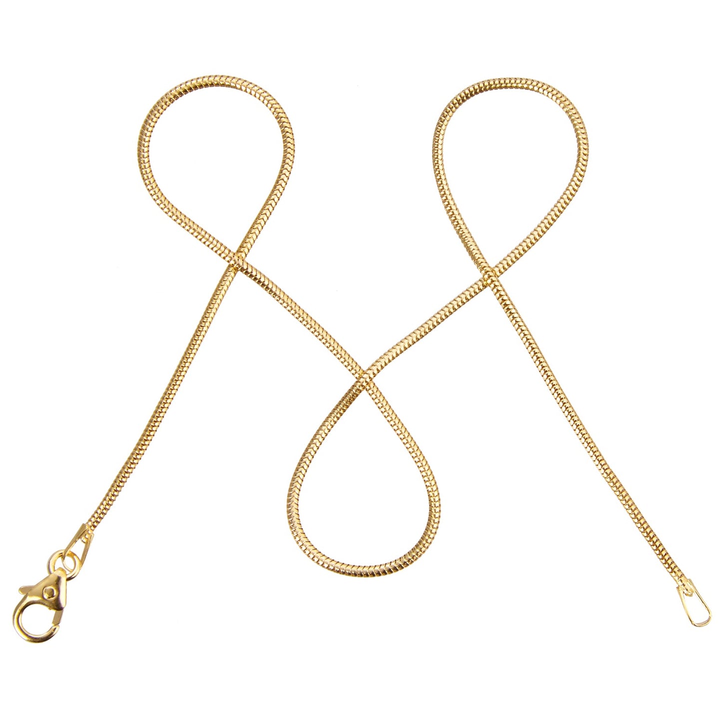 Schlangenkette ETERNITY Dünn 14k Echtgold-0