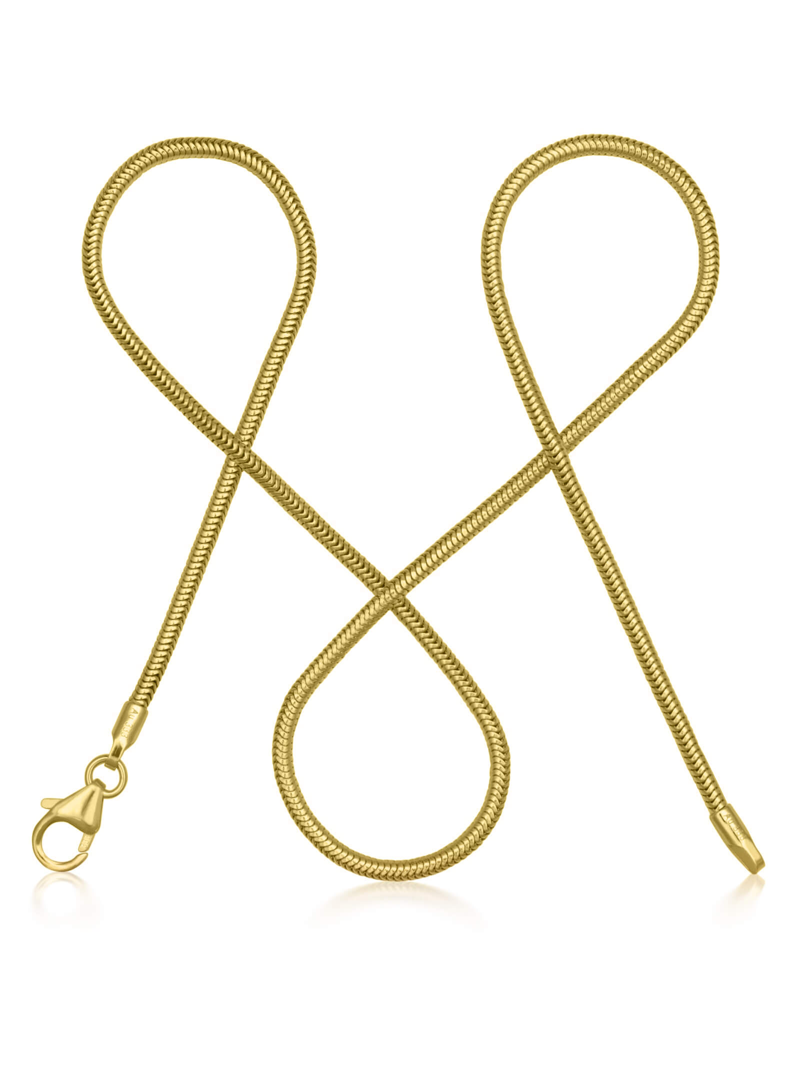 Schlangenkette ETERNITY Fein 8k Gold-0
