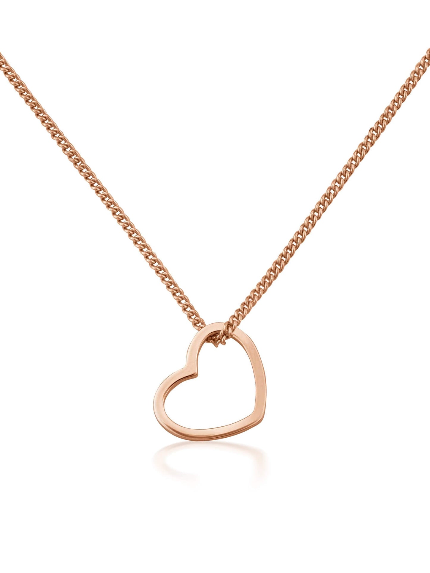 Kettenanhänger HEART Roségold Vergoldet-1