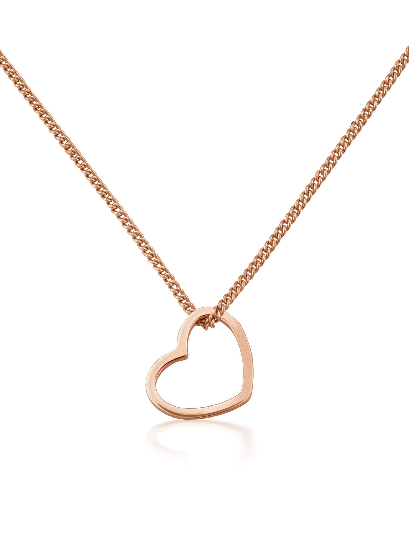 Kettenanhänger HEART Roségold Vergoldet-1