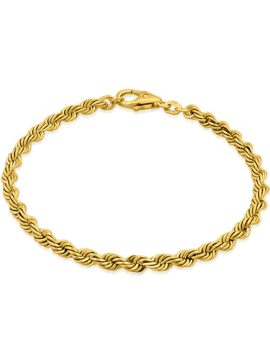 Armband Kordelkette SWIRL 14k Echtgold-0