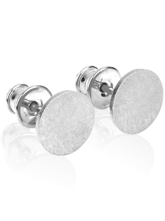Ohrringe CIRCLE Silber Rhodiniert-0
