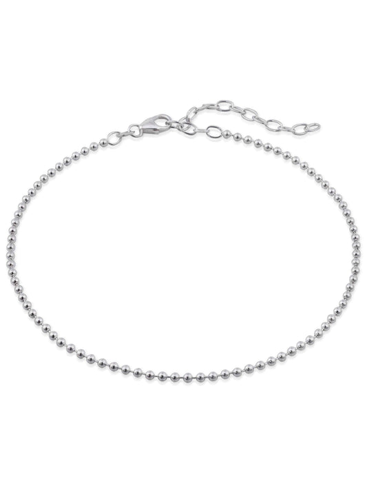 Fußkette Kugelkette SPHERE Silber-0
