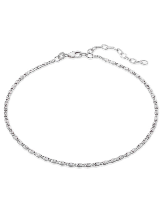 Fußkette S-Panzerkette TIMELESS Silber-0