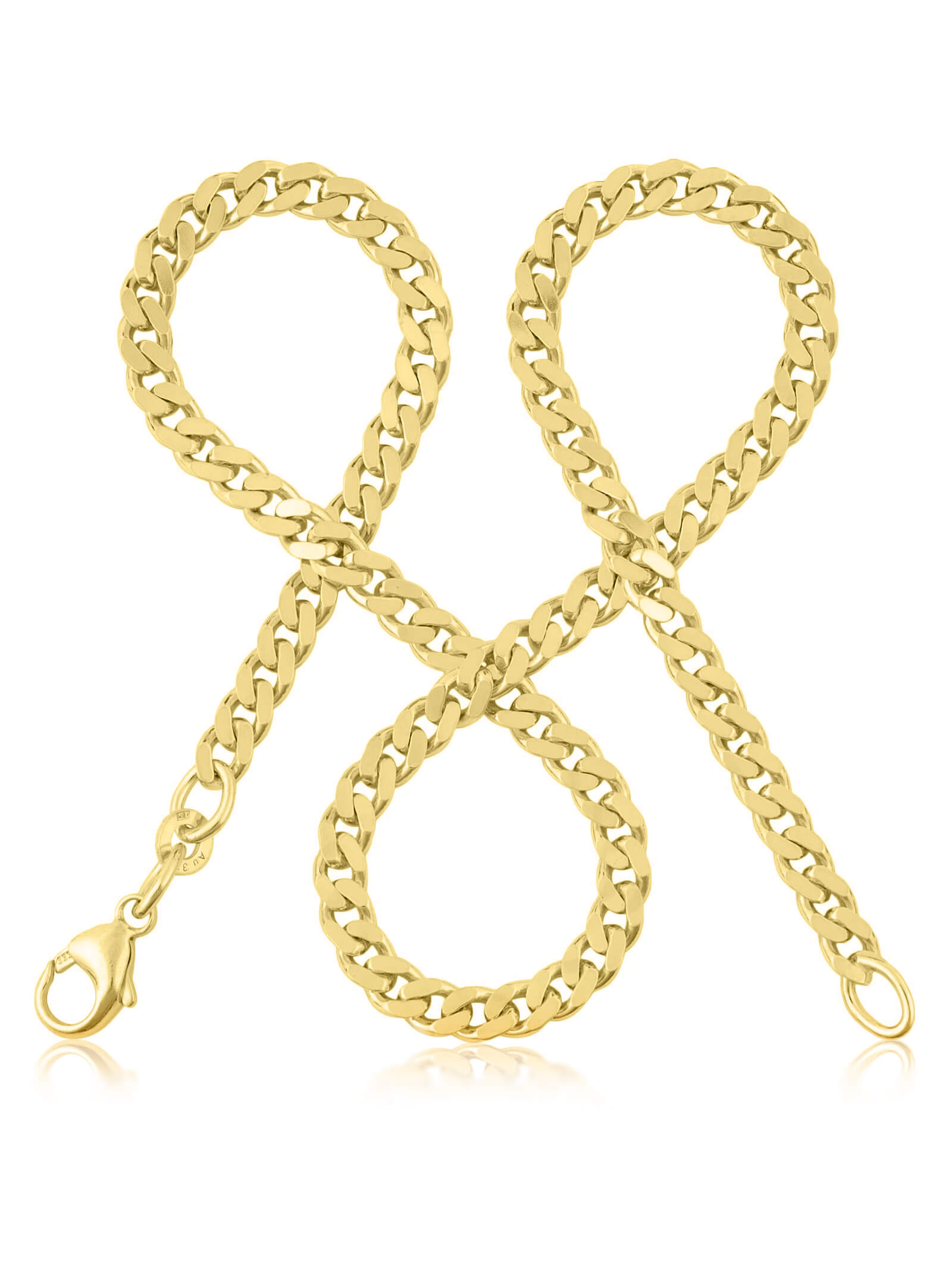 Panzerkette TIMELESS Massiv 8k Gold-0