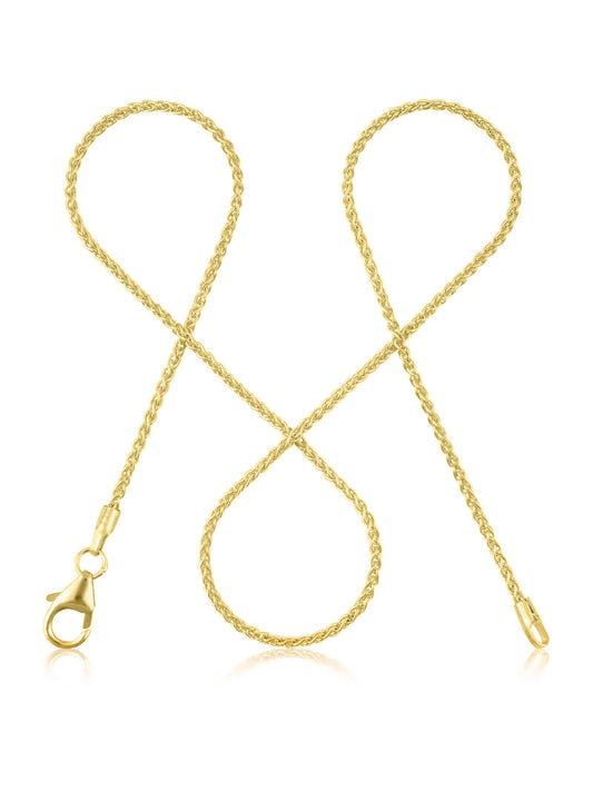 Zopfkette TWIST Filigran 8k Gold-0