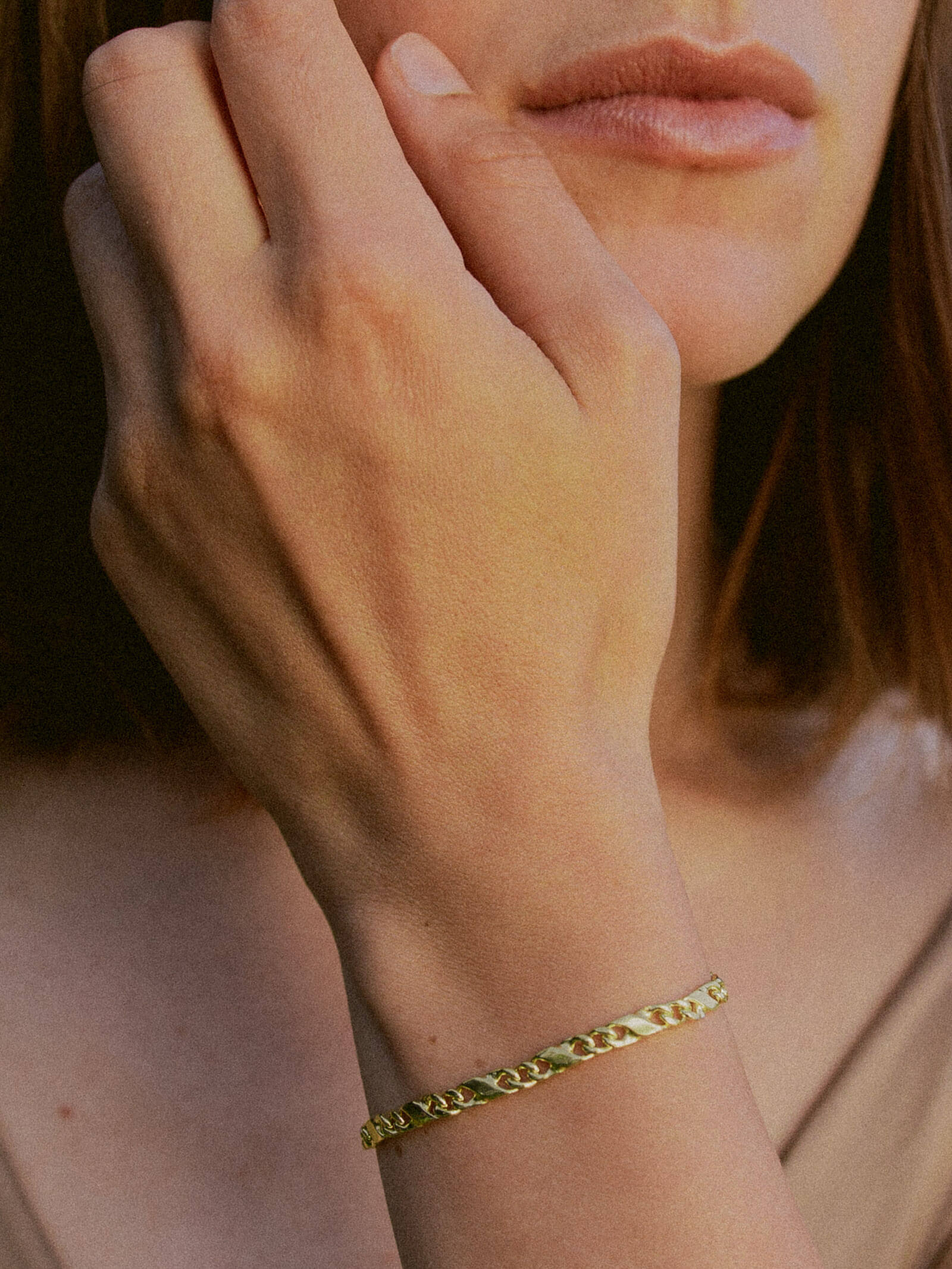 Armband Dollarkette PRESTIGE Original 8k Gold-1