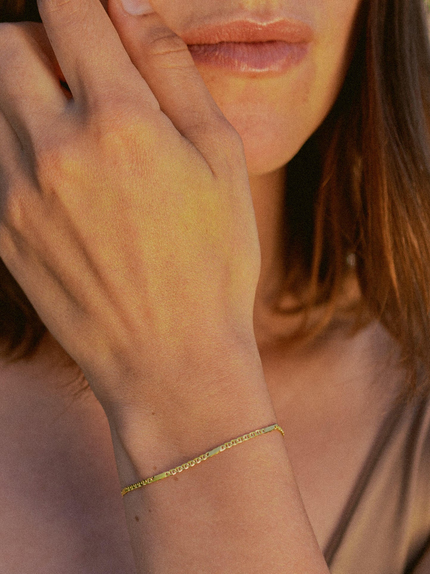 Armband Panzerkette TIMELESS 14k Echtgold-1