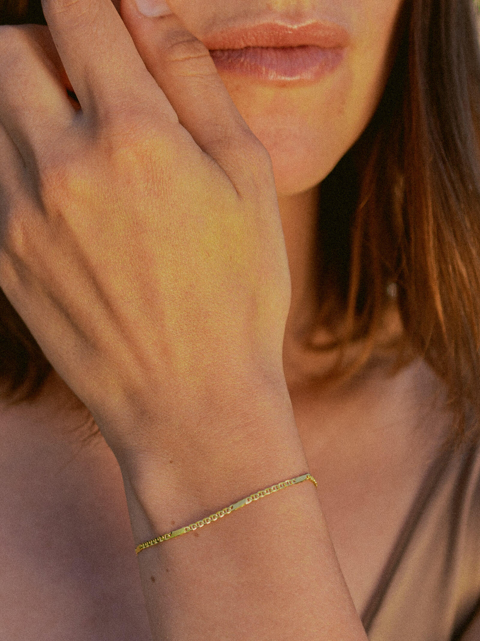 Armband Panzerkette TIMELESS 14k Echtgold-1