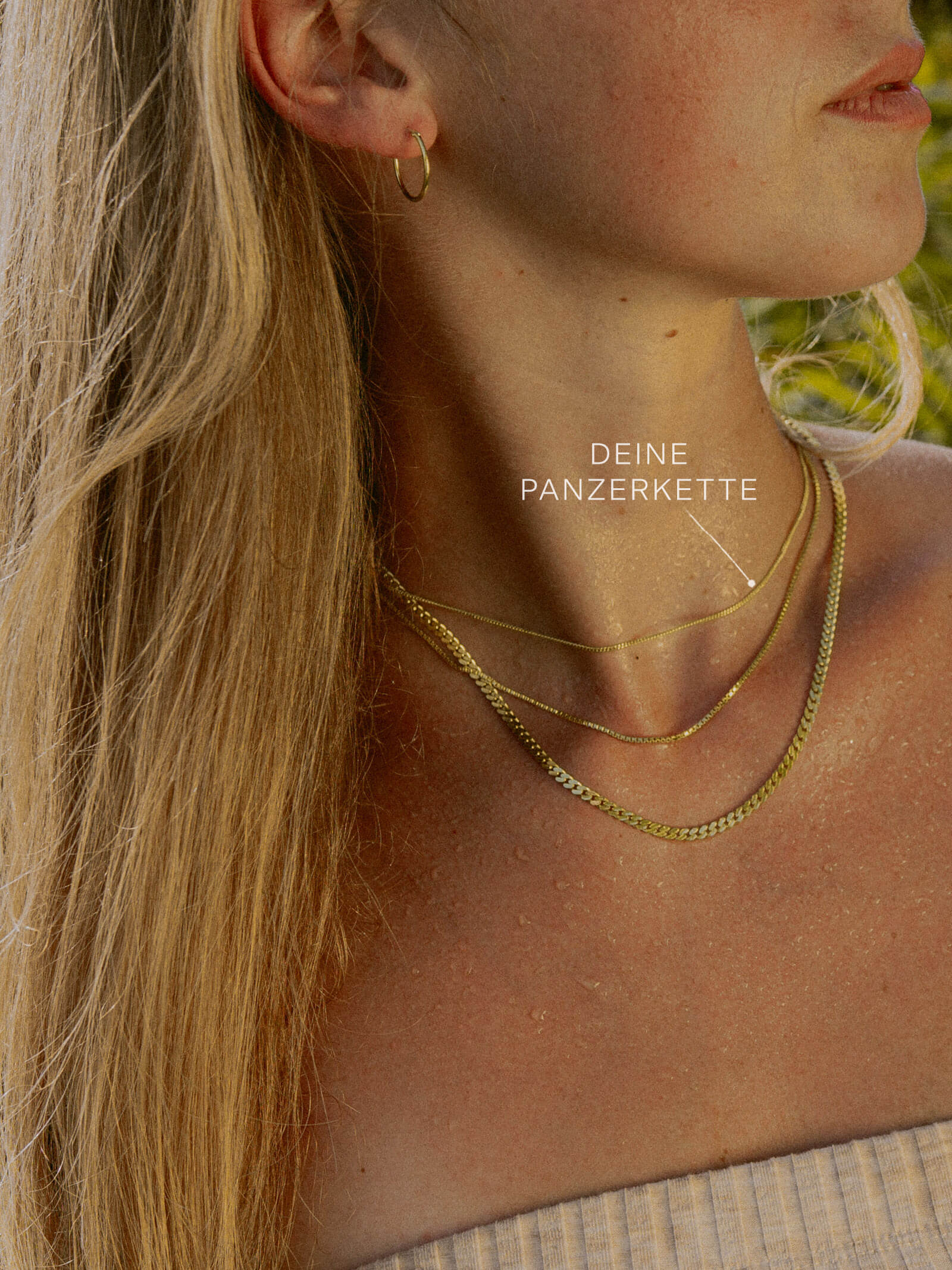 Panzerkette TIMELESS Zart 8k Gold-1