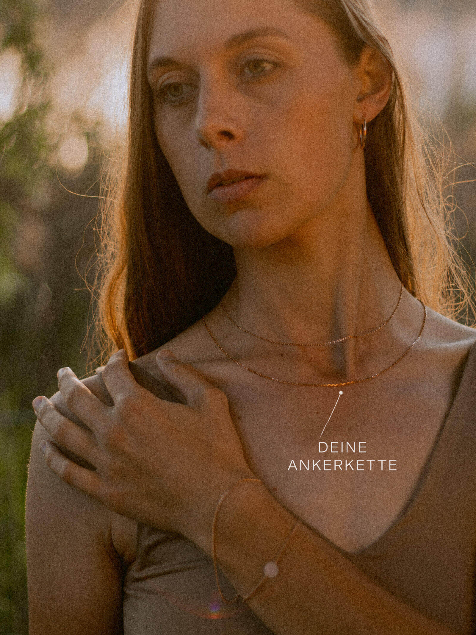Ankerkette DELICATE Filigran Roségold Vergoldet-2
