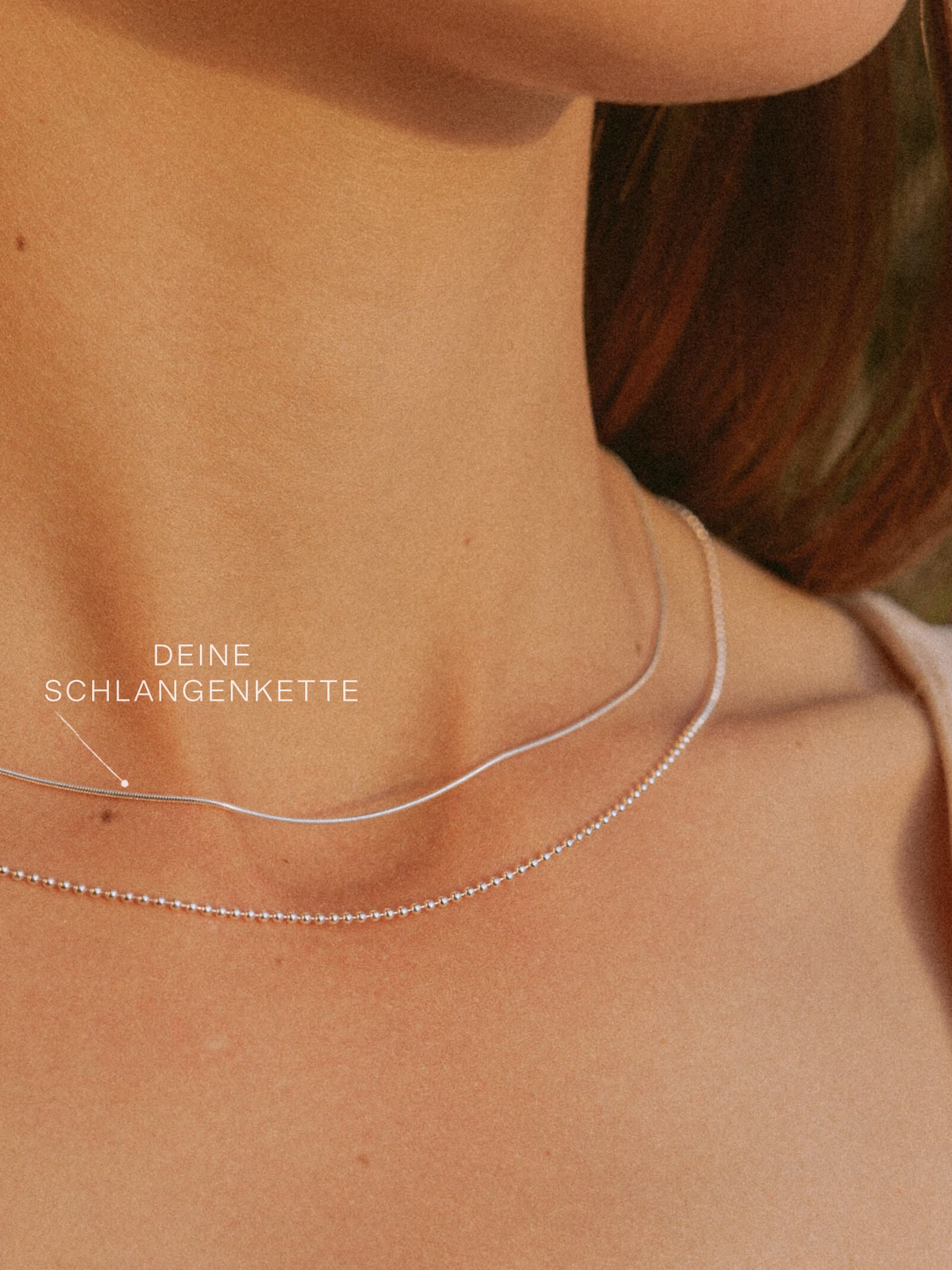 Schlangenkette ETERNITY Hauchzart Silber-1