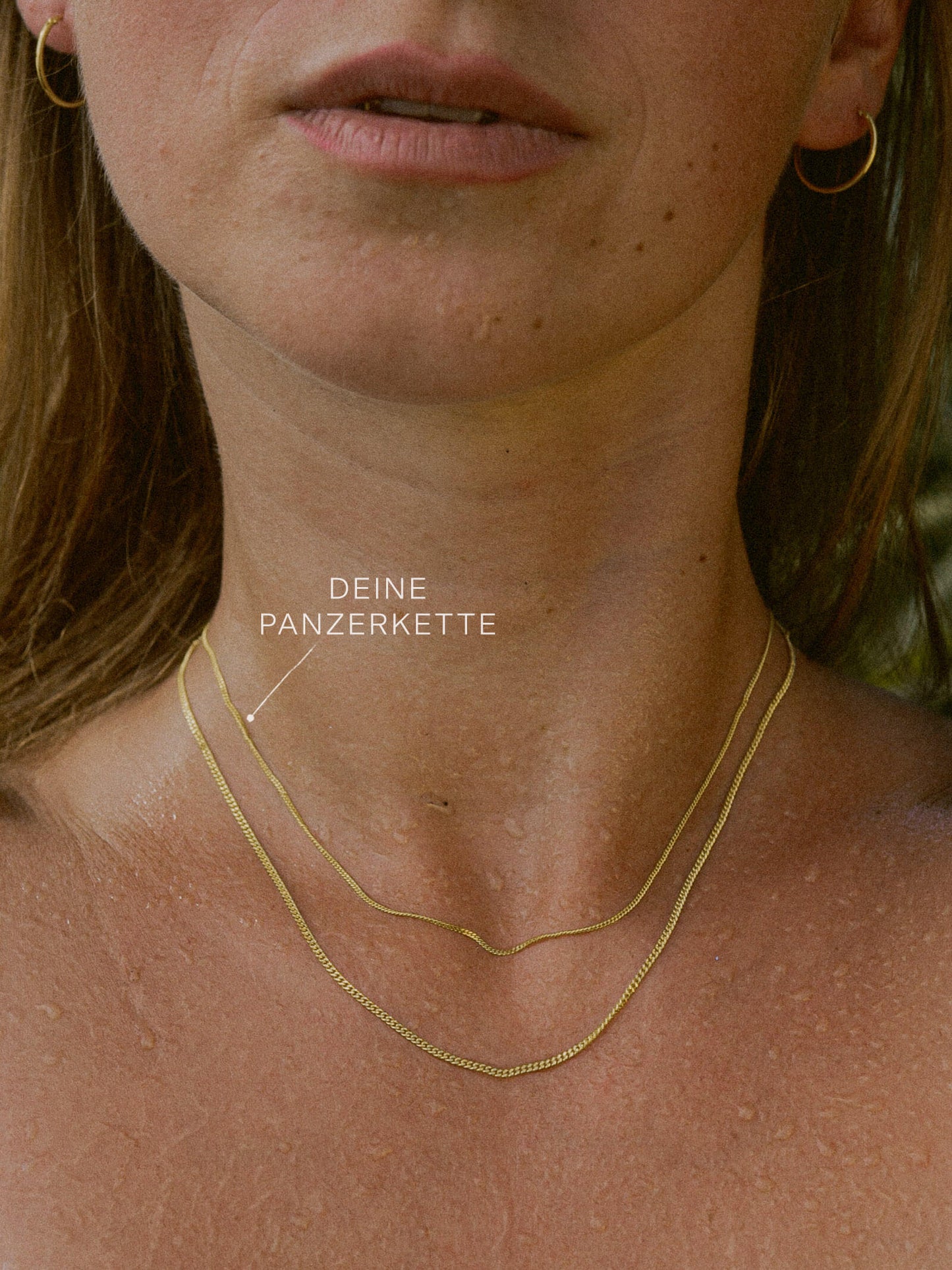 Panzerkette TIMELESS Zierlich 8k Gold-1
