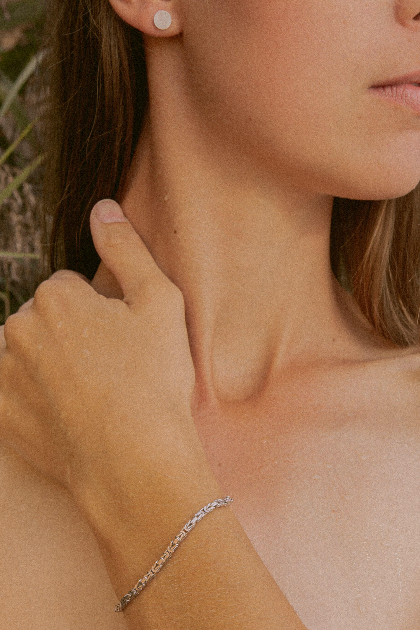 Armband Königskette 2,8 mm Rhodiniert Silber-3