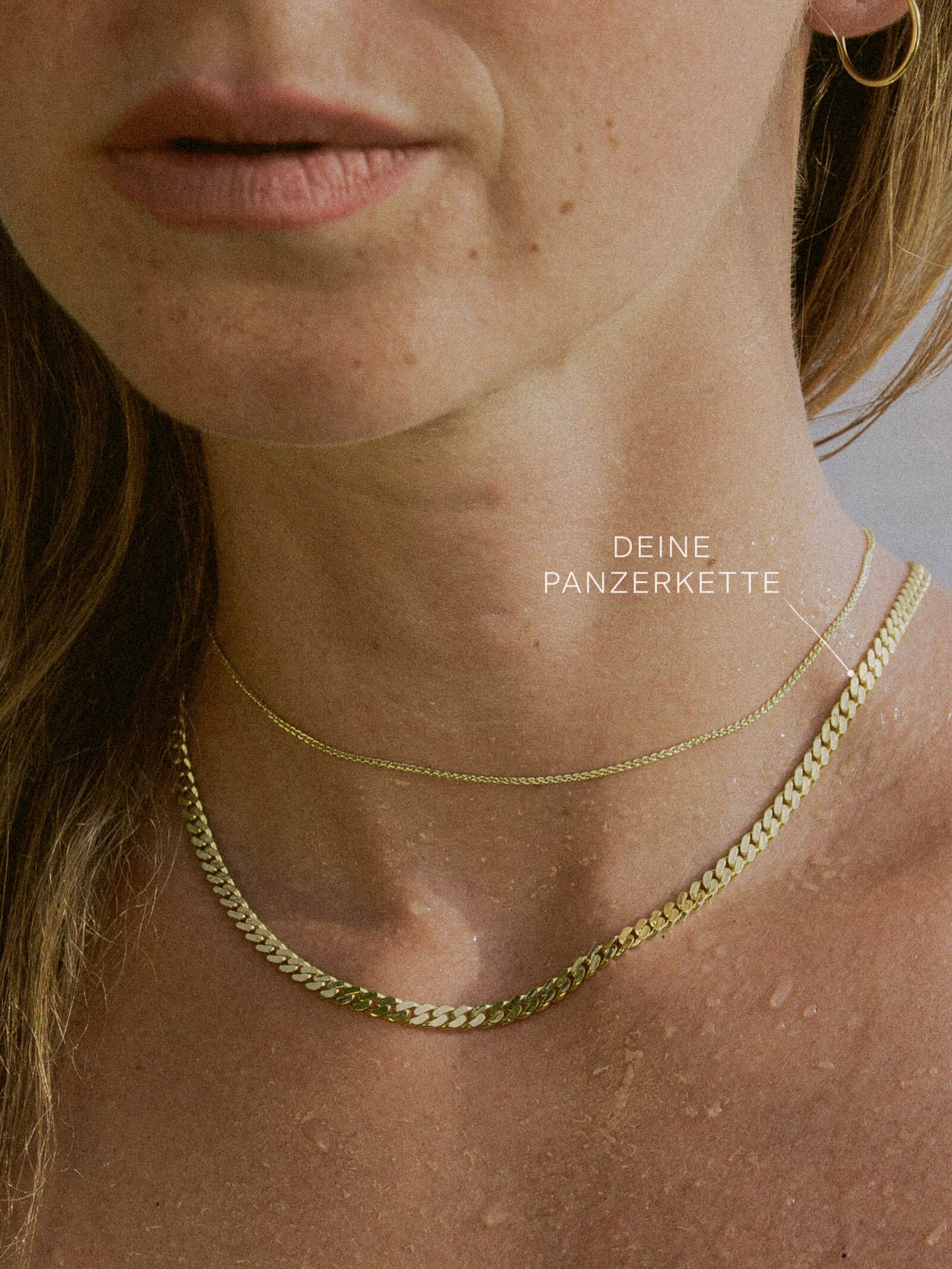 Panzerkette TIMELESS Massiv 8k Gold-2