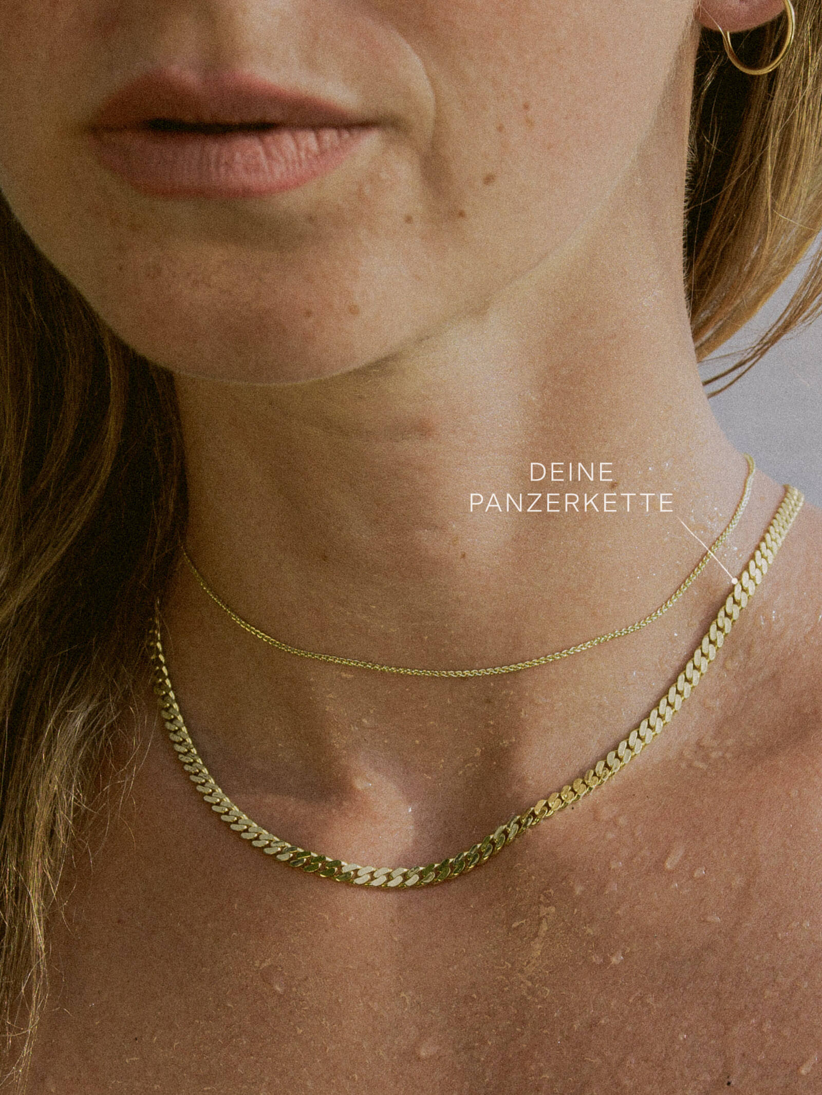 Panzerkette TIMELESS Massiv 8k Gold-2