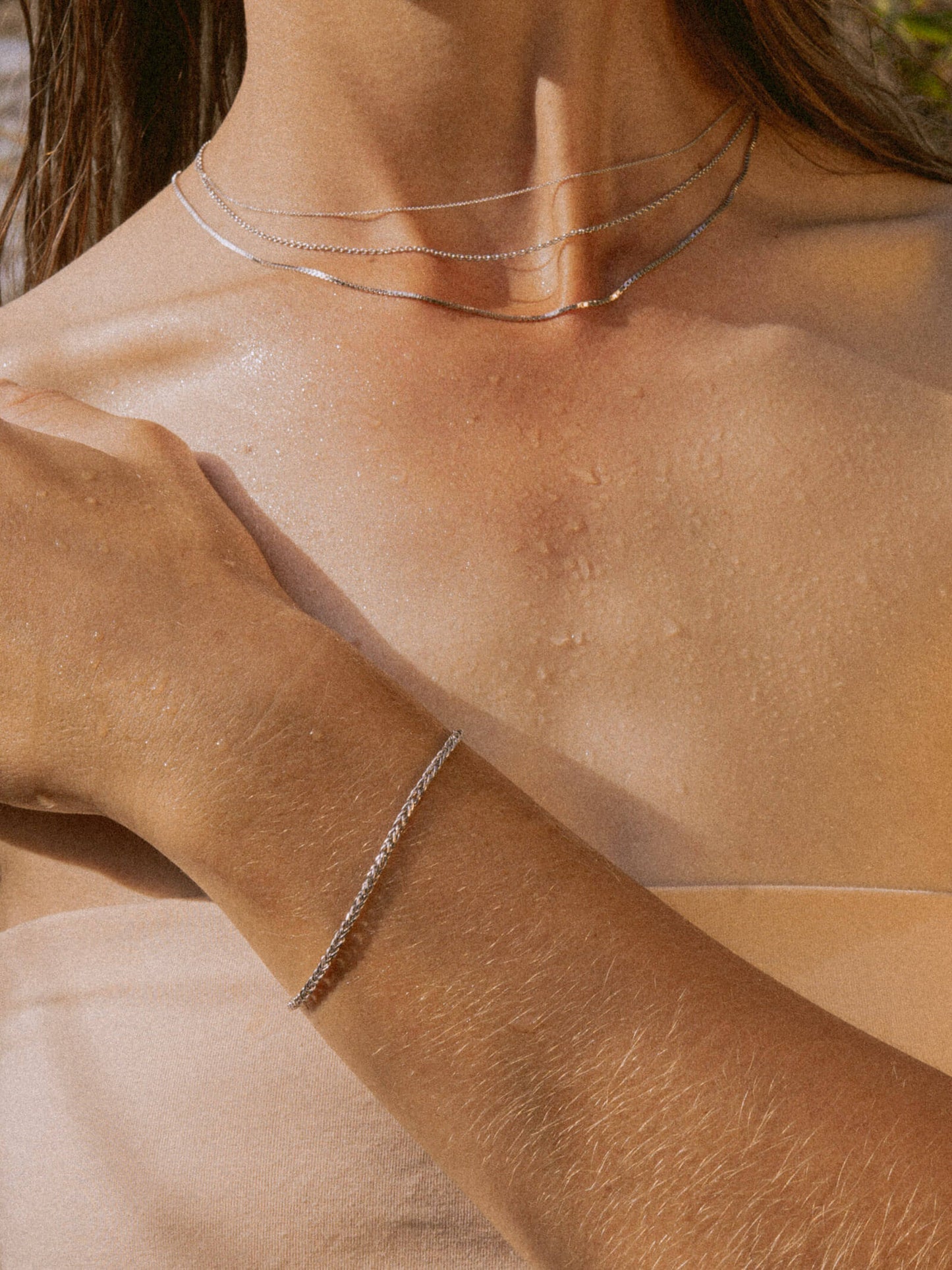 Armband Bingokette BLISS 14k Weißgold-3
