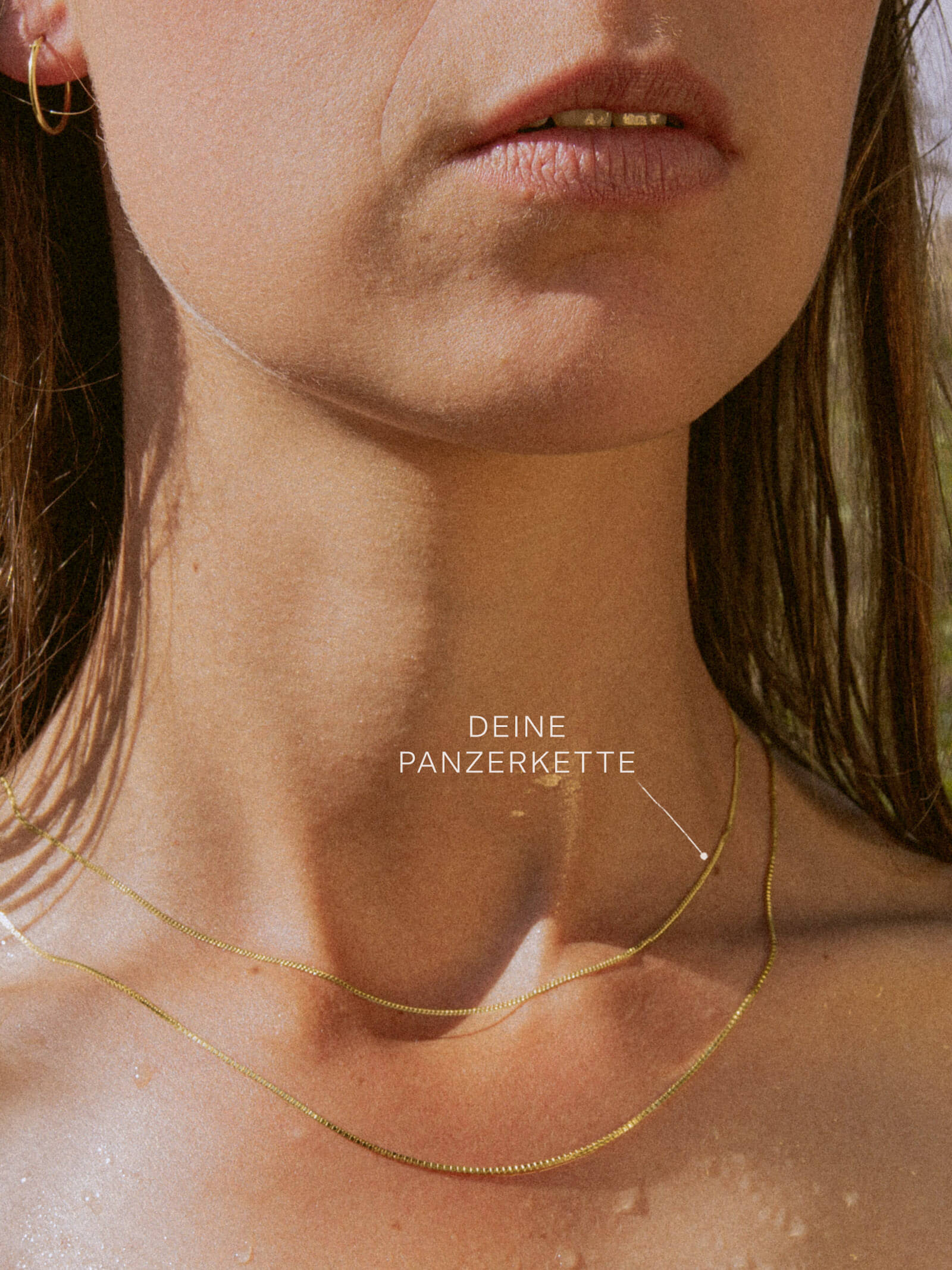 Panzerkette TIMELESS Zierlich 8k Gold-3