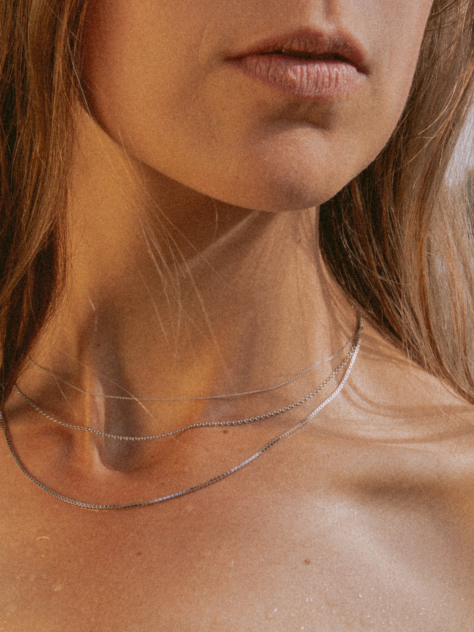 Ankerkette DELICATE Filigran 14k Weißgold-2