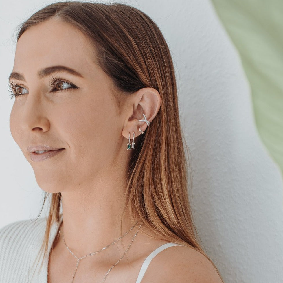BURCU HOOPS Multi color Earrings
