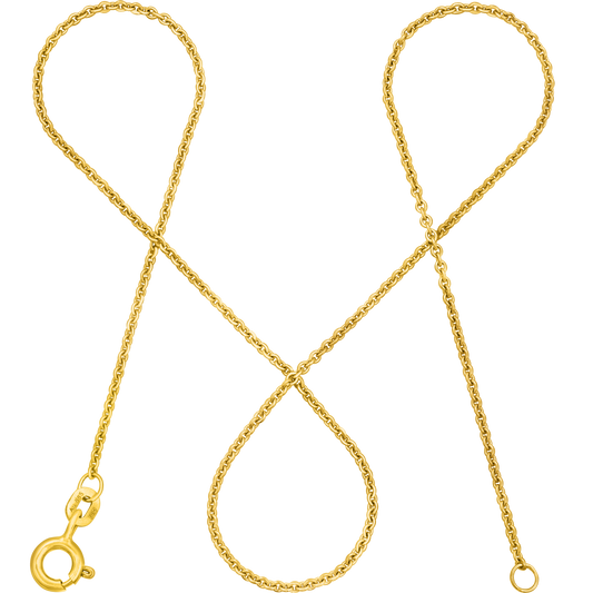 Ankerkette DELICATE Dünn 14k Echtgold-0