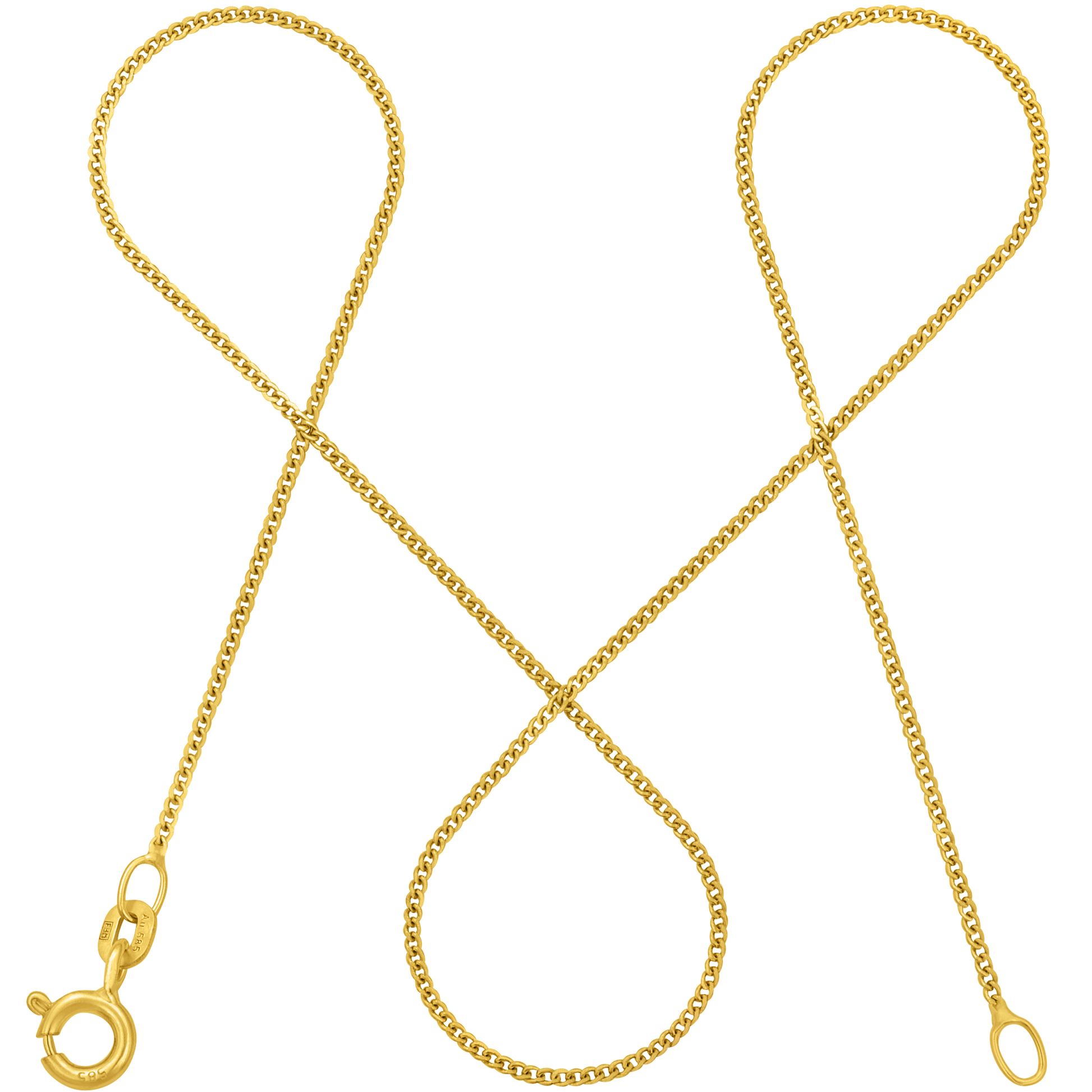 Panzerkette TIMELESS Zierlich 14k Echtgold-0