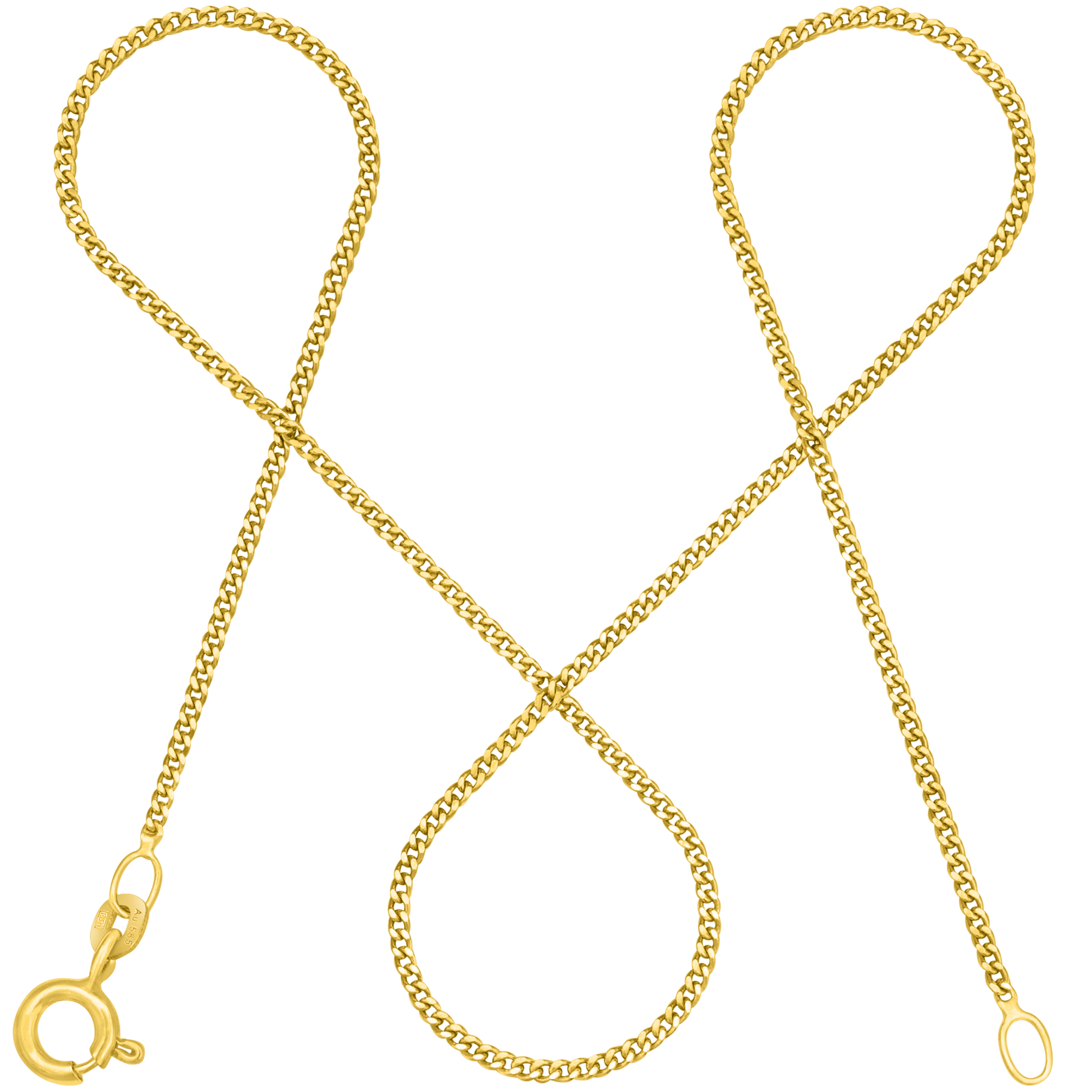 Panzerkette TIMELESS Minimalistisch 14k Echtgold-0