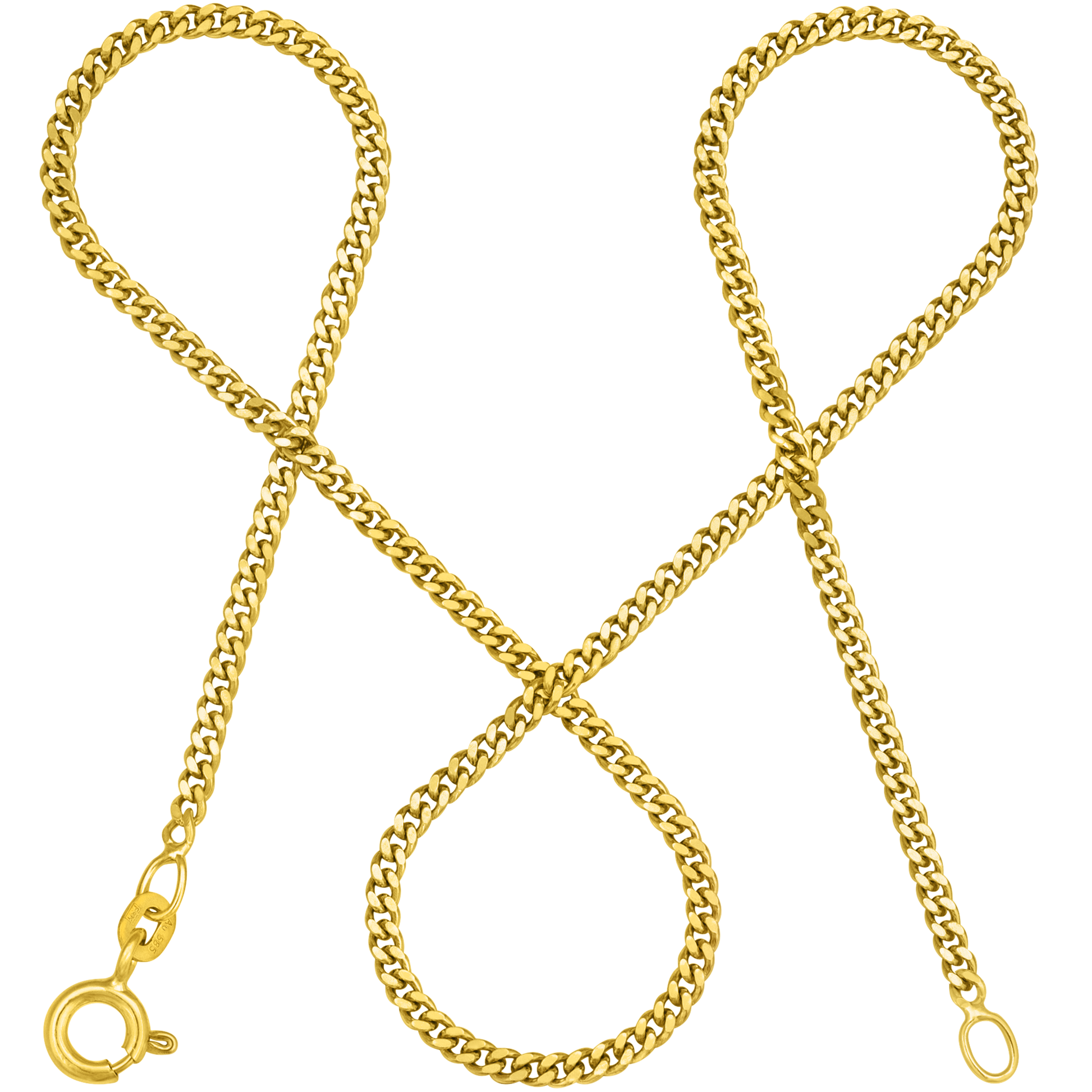 Panzerkette TIMELESS Elegant 14k Echtgold-0