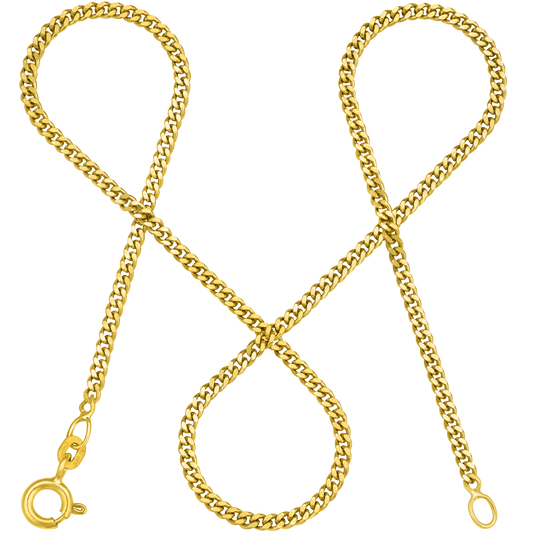 Panzerkette TIMELESS Elegant 14k Echtgold-0