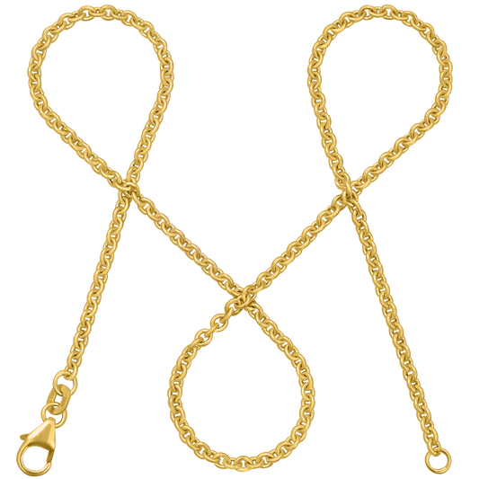 Ankerkette DELICATE Minimalistisch 14k Echtgold-0