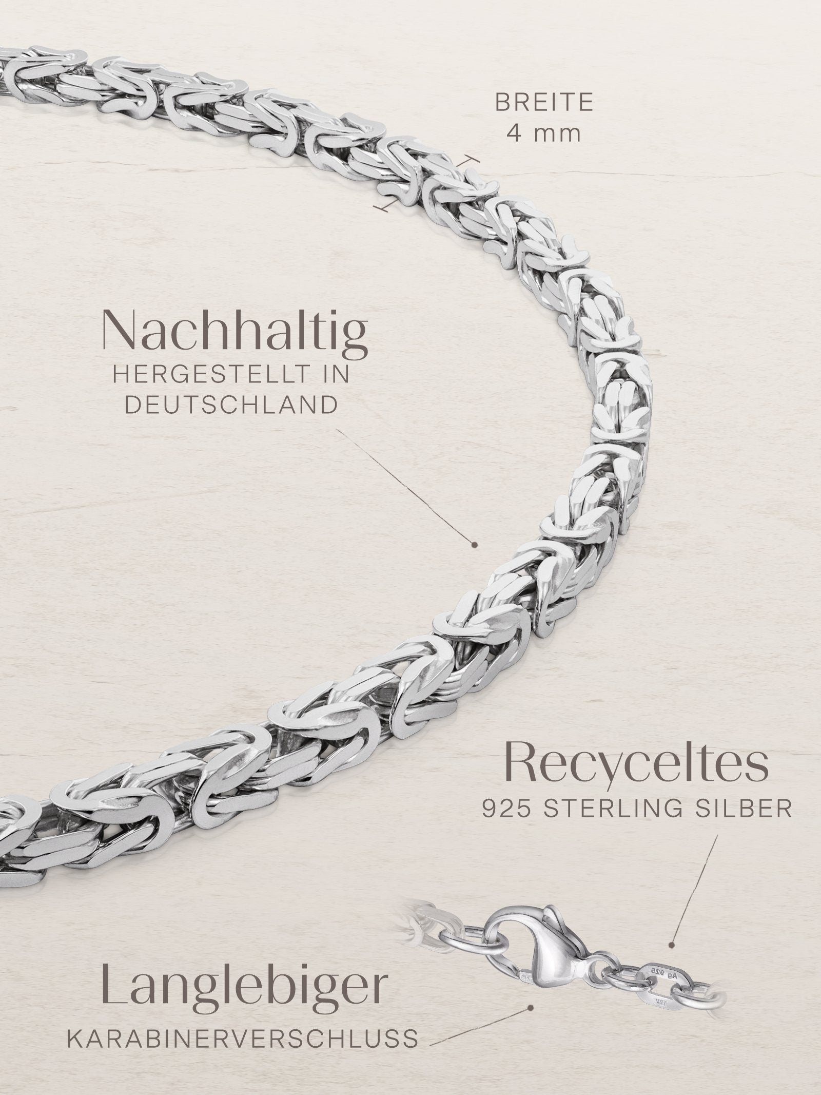 Königskette ROYAL Robust Silber-2